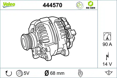 генератор VALEO 444570
