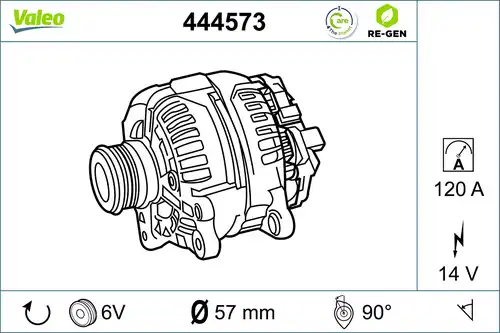 генератор VALEO 444573
