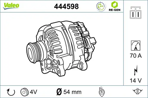 генератор VALEO 444598