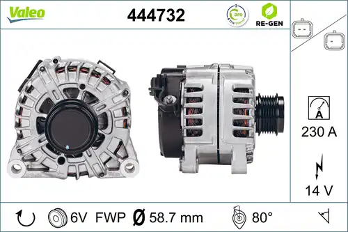 генератор VALEO 444732