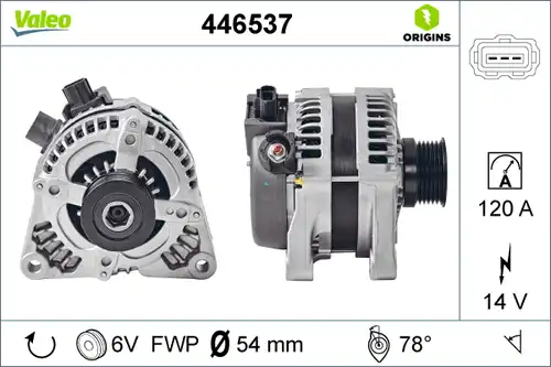 генератор VALEO 446537