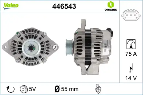 генератор VALEO 446543