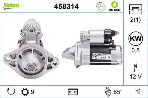стартер VALEO 458314