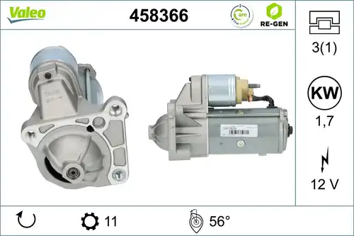 стартер VALEO 458366
