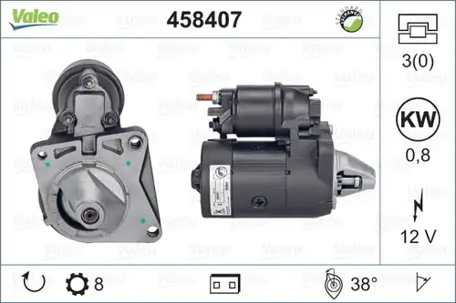 стартер VALEO 458407