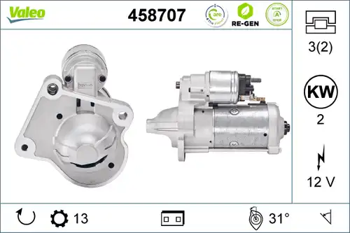 стартер VALEO 458707