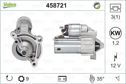 стартер VALEO 458721