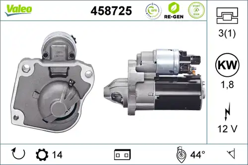 стартер VALEO 458725