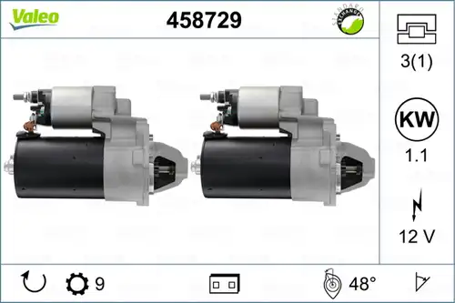 стартер VALEO 458729
