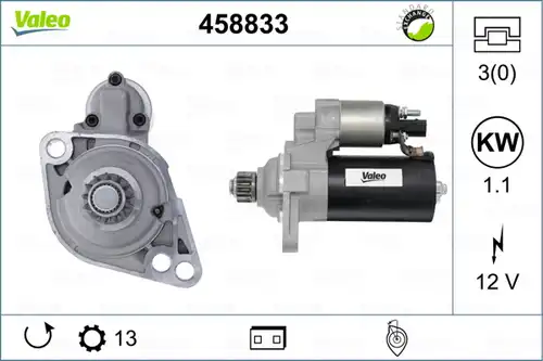 стартер VALEO 458833