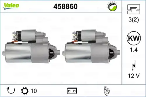 стартер VALEO 458860