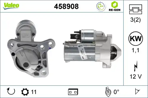 стартер VALEO 458908