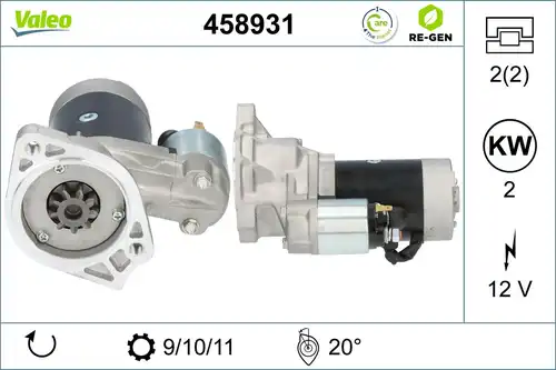 стартер VALEO 458931