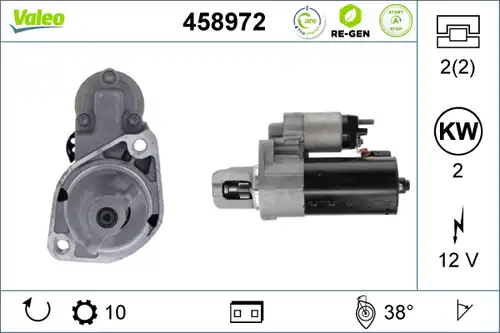 стартер VALEO 458972