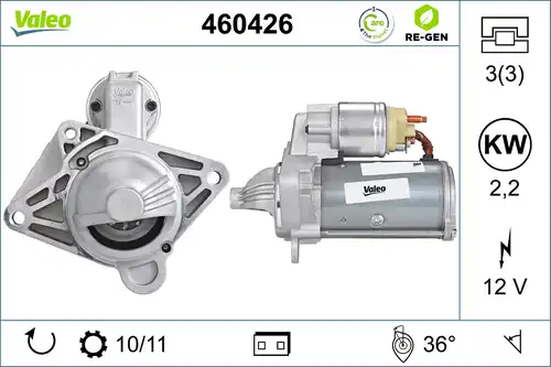 стартер VALEO 460426
