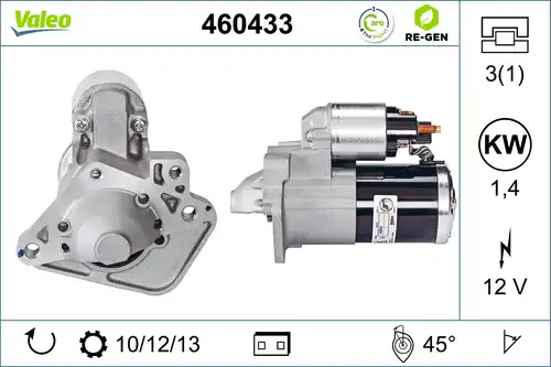 стартер VALEO 460433