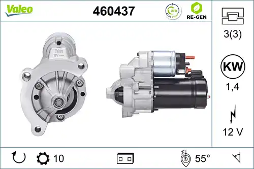 стартер VALEO 460437