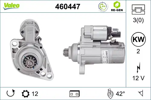 стартер VALEO 460447