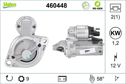 стартер VALEO 460448