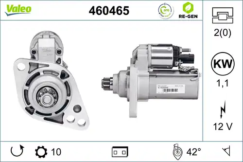 стартер VALEO 460465