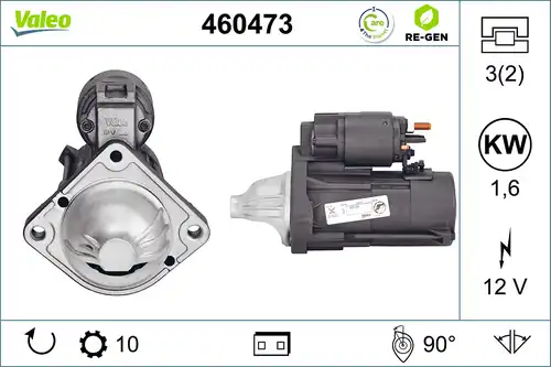 стартер VALEO 460473