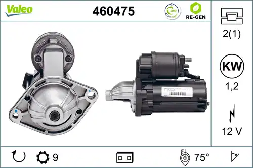 стартер VALEO 460475