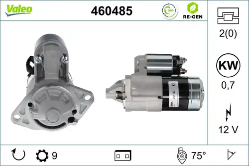 стартер VALEO 460485