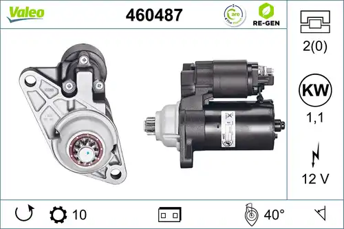 стартер VALEO 460487
