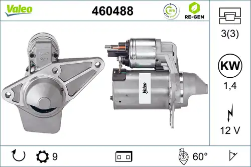 стартер VALEO 460488