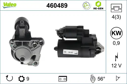 стартер VALEO 460489
