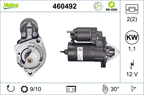 стартер VALEO 460492
