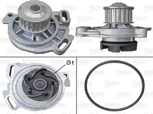 водна помпа, охлаждане на двигателя VALEO 506388