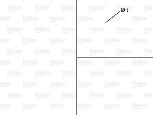 водна помпа, охлаждане на двигателя VALEO 506456
