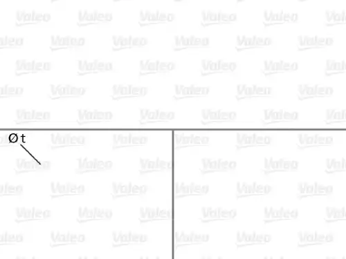 водна помпа, охлаждане на двигателя VALEO 506620