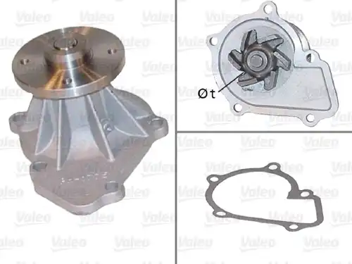 водна помпа, охлаждане на двигателя VALEO 506836