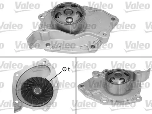 водна помпа, охлаждане на двигателя VALEO 526010