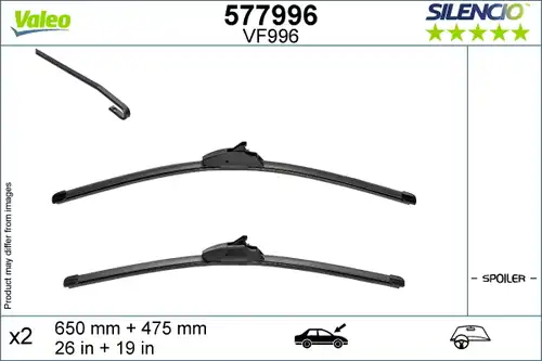 перо на чистачка VALEO 577996