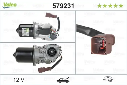 двигател на чистачките VALEO 579231