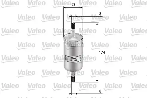 горивен филтър VALEO 587020
