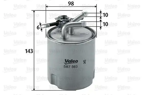 горивен филтър VALEO 587563