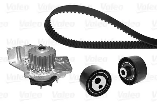 водна помпа+ к-кт ангренажен ремък VALEO 614501