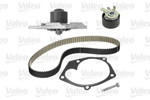 водна помпа+ к-кт ангренажен ремък VALEO 614506