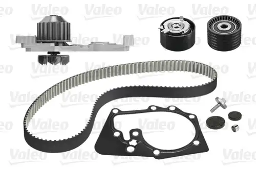 водна помпа+ к-кт ангренажен ремък VALEO 614514