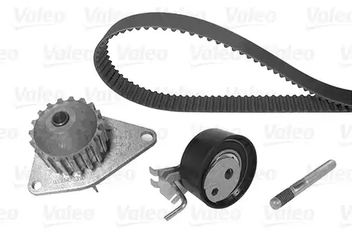 водна помпа+ к-кт ангренажен ремък VALEO 614515