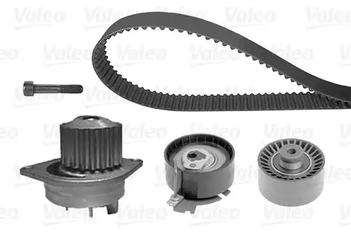 водна помпа+ к-кт ангренажен ремък VALEO 614520