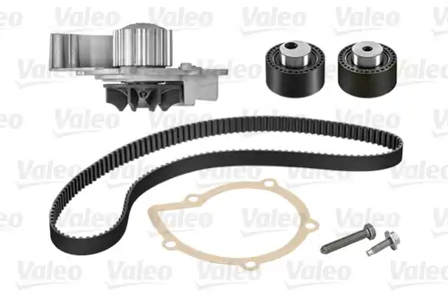 водна помпа+ к-кт ангренажен ремък VALEO 614532