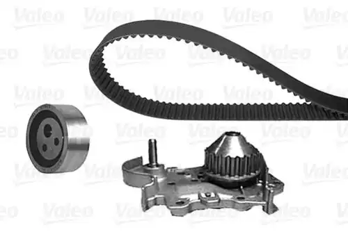 водна помпа+ к-кт ангренажен ремък VALEO 614536