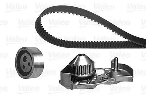 водна помпа+ к-кт ангренажен ремък VALEO 614545