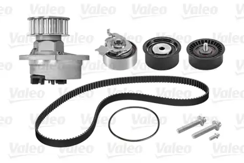 водна помпа+ к-кт ангренажен ремък VALEO 614553