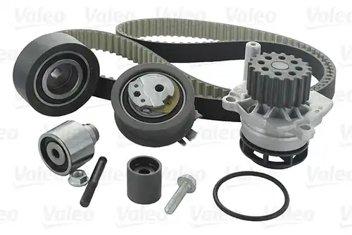 водна помпа+ к-кт ангренажен ремък VALEO 614556